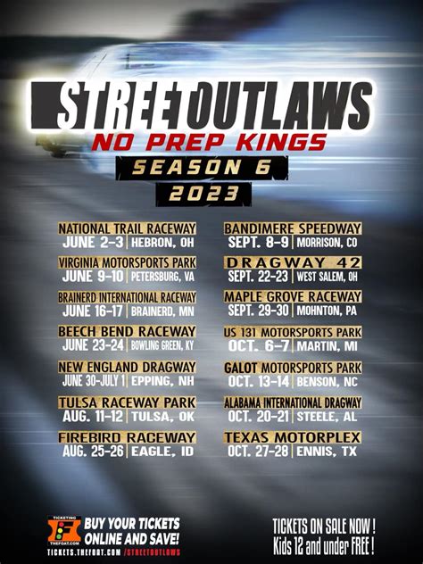 No Prep Kings 2023 Schedule
